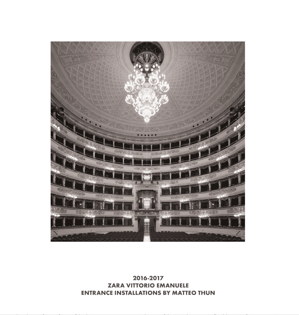 Arc de Triomphe for Zara: cover of the 2016–2017 Zara Vittorio Emanuele entrance installations booklet