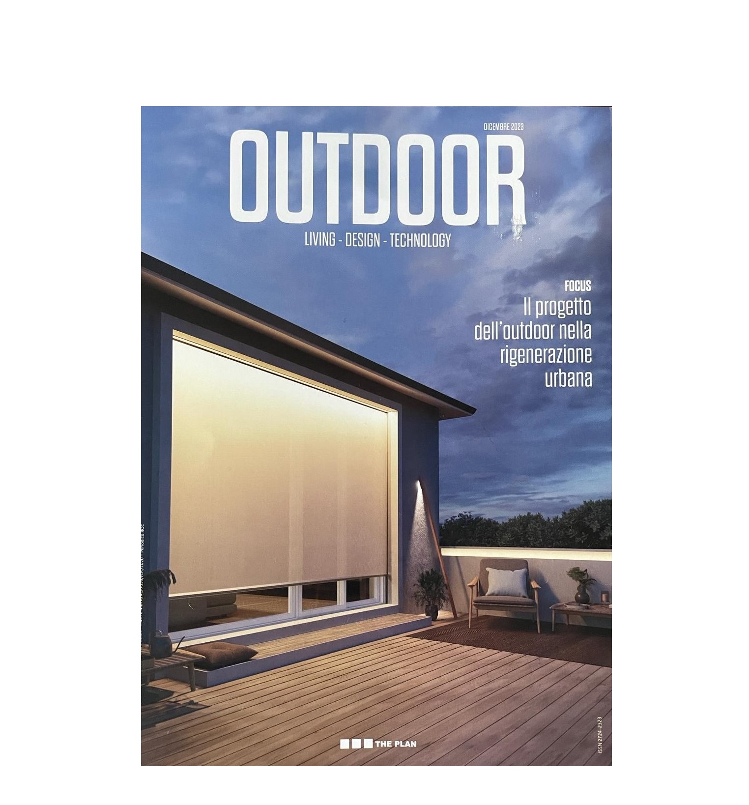 The Plan OUTDOOR magazine: cover featuring MARU urban furniture collection