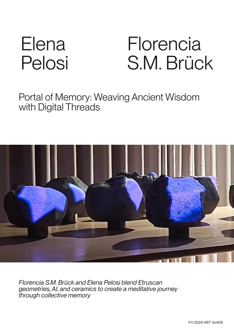 Art Guide Future Horizon: Portal of Memory by Elena Pelosi and Florencia S.M. Brück