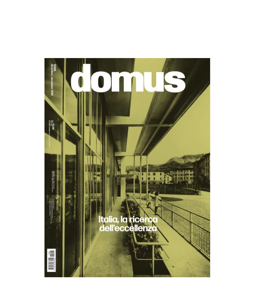 Domus 1096: cover, Inside Milan's Creative Spaces featuring Studio Elena Pelosi