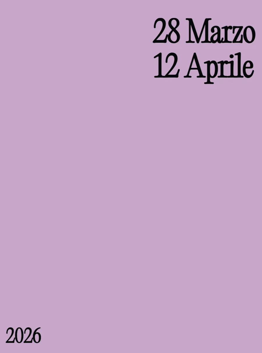The Unfolded Series: lilac poster with the dates 28 March to 12 April